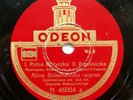 78rpm ALINA BOLECHOWSKA soprano - Moniuszko Polish songs RARE ODEON 1940s