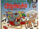THE CHIPMUNKS Christmas with the Chipmunks Vol 2  Vinyl LP 1963 Liberty LST-7334