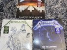Metallica Vinyl Records (Master Of The Puppets, Ride The Lightning, & Justice