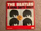 BEATLES - A HARD DAY'S NIGHT - MONO LP WITH RARE HYPE STICKER AND RARE LABELS