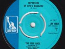 IDLE RACE Impostors Of Life's Magazine  M- UK 45 psych garage prog ELO