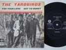 YARDBIRDS For Your Love RARE Sweden Denmark 45 RED VARIANT garage psych mod HEAR