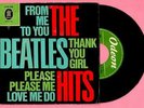 The Beatles EP German Odeon O41598 THE BEATLES' HITS W/Picture Cover