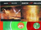 QUEEN LIVE KILLERS ELEKTRA P-5567,8E Japan CLEAR RED & GREEN VINYL 2LP