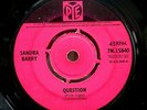 Sandra Barry SOUL 45 Question   You Can Take It From Me UK Pye strong VG JR 2278