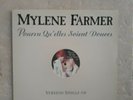 Mylène FARMER Pourvu qu'elles soient douces Maxi 45 tours HORS COMMERCE / 1988