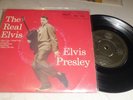 VINYLE 45T ELVIS PRESLEY THE REAL ELVIS / 4 TITRES PN1  CENTREUR RARE