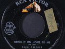 SAM COOKE: bring it on home to me / having a party RCA 7