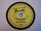 LIGHTNIN' HOPKINS Super Rare 78rpm 