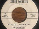 THE CRYSTALAIRES Nobody Nowhere Rare Doo Wop Sound Souvenir Record 45