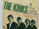 The Kinks You Really Got Me 7 Inch Single. Italian Import, 45 NP 5049