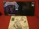 METALLICA JUSTICE FOR ALL RIDE THE LIGHTNING THE BLACK 2 NEW  COLORED VINYL LP'S
