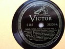 Benny Goodman 78rpm Single 12-inch Victor Records #36205 Sing, Sing, Sing Part