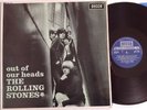THE ROLLING STONES OUT OF OUR HEADS VINYL LP U.K DECCA ORIGINAL 1965 ISSUE VG+