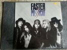 faster pussycat 1987 first press 60730 OPEN CELLOPHANE NEAR  MINT