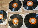 5 Rare 1962 Seeburg 1000 Basic Orange Label Library Records 16 2/3 RPM