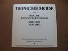 DEPECHE MODE - just can't get enough - 45RPM single PROMO 12