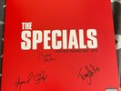 THE SPECIALS - PROTEST SONGS 1924 - 2012 HAND SIGNED YELLOW VINYL LP AUTOGRAPHED
