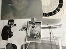 John Lennon IMAGINE 1st Press 1U 1U LP textured Poster Postcard Lyric Inner 1971