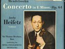 MENDELSSOHN Violin Concerto Op.64 HEIFETZ RCA VDM-1356 3x7inch Box RED VINYL EX