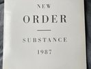 NEW ORDER - SUBSTANCE 1987 1ST PRESS EMBOSSED X2 VINYL LP