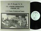 EC Cannon Evangelistic Crusade - Get It Straight In '78 LP - Soul Gospel VG+ MP3