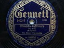 JAZZ: HITCH'S HAPPY HARMONISTS - ‘ETHIOPIAN NIGHTMARE’ 1924 GENNETT 78