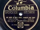 JACK PAYNE & THE BBC DANCE ORCH - ‘MY WIFE IS ON A DIET’ COLUMBIA 78 HOT SOLOS