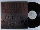 SOCIAL DISTORTION Prison Bound RESTLESS LP VG++ with lyric sheet insert   