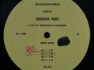 ZABRISKIE POINT Radio Spots MGM KAL-043 LP single-sided promo   
