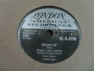 JERRY LEE LEWIS: BREAK UP 1958 LONDON 78RPM MINT STUNNING COPY FAULTLESS
