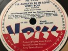 V DISC RECORDS  12” Inch 78rpm - RARE Ella Fitzgerald / Jo Stafford No. 569