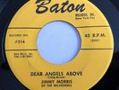 R&B Doo Wop JIMMY MORRIS & THE BELVEDERES Dear Angels Above BATON Rare 45 NM