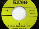 JAMES BROWN 45 4 Ident Open End I.D.'s VG+ King PROMO spoken word c4625