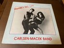 Carlsen-Macek Band Against the Law VG+ SIGNED ITALY IMPORT Classic Rock Disco LP