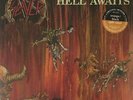 Slayer – Hell Awaits LP NEW Ltd Orange / Black Split Vinyl with Poster