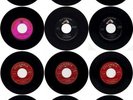 12 CHRISTMAS 45s Louis Armstrong Voices of Walter Schumann Tony Martin Joe Loco