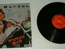 ERIC BURDON WICKED MAN VINYL LP HAND SIGNED ON THE FRONT COVER 1988 NM COND.
