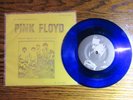 vintage Pink Floyd BLUE Colored Vinyl Record unreleased Bootleg promo 45 rpm 7
