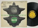MILES DAVIS ALL STARS Walkin' Prestige 7076 Mono DG RVG Yellow & Black Jazz LP