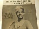 Mary Wells 45 Motown 1147 w/ ps The One Who Really Loves You / I'm Gonna Stay NM