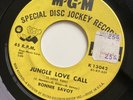 RONNIE SAVOY Jungle Love Call orig. jungly R&B 45 exotica MGM promo VG+