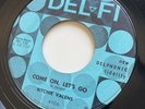 RITCHIE VALENS Come On Let’s Go teen rocker rockabilly 45 DEL-FI VG++