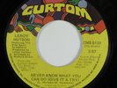 Soul Funk 45 LEROY HUTSON Never Know What You Can Do CURTOM VG+ HEAR