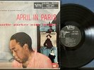 CHARLIE PARKER +STRINGS APRIL IN PARIS 1957 MONO RE LP BLACK VERVE TRUMPETER LBL