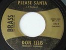 Don Ellis - Please Santa / I'm Hurtin - Rare R&B Doo Wop Brass 277 Hear Both
