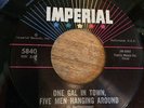 HEAR - 1962 POPCORN R&B - BERNA DEAN - ONE GAL IN TOWN, 5 MEN AROUND - IMPERIAL
