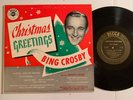 Bing Crosby Christmas Greetings RARE 10” LP Decca Holiday 1950’s Original EX/M-