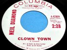 NEIL DIAMOND Clown Town/At Night 45 Original Early Columbia WL PROMO Teen NICE