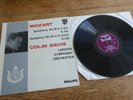 Mozart Symphonies 39, 40 Davis LSO UK ED1 Philips Plum HIFI Stereo 835 113 AY LP